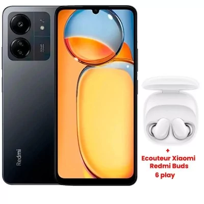 Globe Store - SMARTPHONE XIAOMI REDMI 13C 8GO 256GO - BLACK - N°1 du High-Tech en Tunisie !