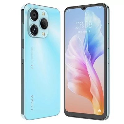 Globe Store - Smartphone Lesia Bright 3 4Go 64Go Bleu - N°1 du High-Tech en Tunisie !