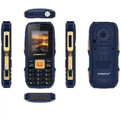 Globe Store - Téléphone Portable Smartec Power X1 Bleu - N°1 du High-Tech en Tunisie !