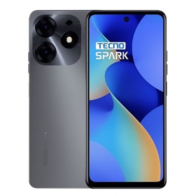 Globe Store - Smartphone Tecno Spark Go 2025 BG6M 2+2Go 64Go - Gris - N°1 du High-Tech en Tunisie !