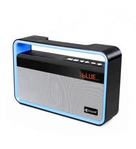 Haut-Parleur KISONLI G7 Bluetooth - Bleu 