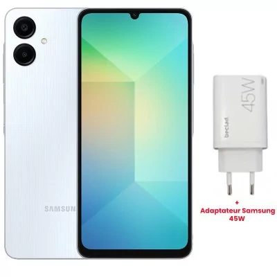 Globe Store - Smartphone Samsung Galaxy A06 6Go 128Go Noir - N°1 du High-Tech en Tunisie !