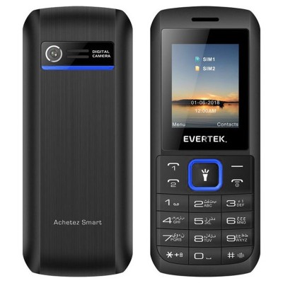Globe Store - Téléphone Portable Evertek Pokito Bleu - N°1 du High-Tech en Tunisie !