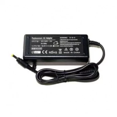 Globe Store - Chargeur Adaptable Pour PC Portable HP Petit Bec 18.5V 3.5A - N°1 du High-Tech en Tunisie !