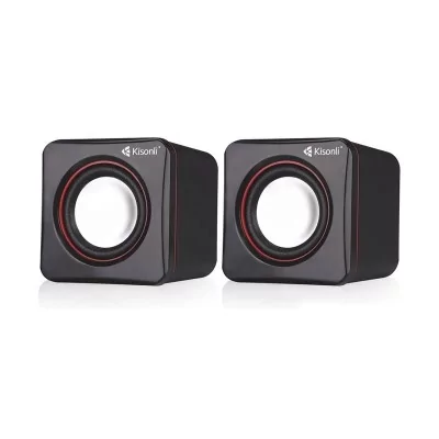 Globe Store - Haut-parleur KISONLI USB V400 - Noir - N°1 du High-Tech en Tunisie !