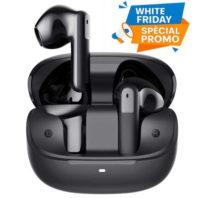 Globe Store - Ecouteurs Bluetooth Mibro Earbuds 5 Noir - N°1 du High-Tech en Tunisie !
