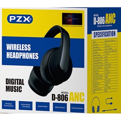 Casque BLUETOOTH PZX D-806