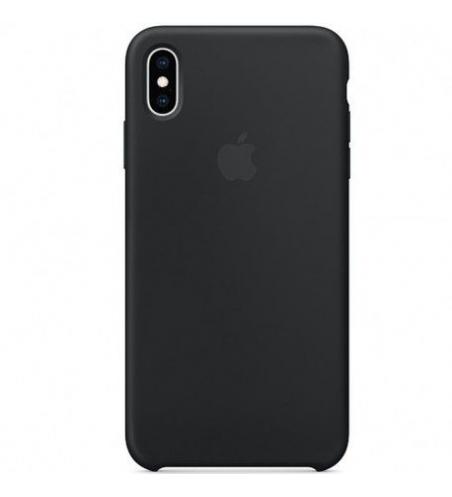 Coque Silicone Original Pour iphone XS MAX - Noir 