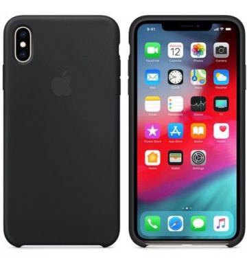 Coque Silicone Original Pour iphone XS MAX - Noir 