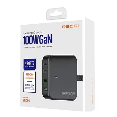 Chargeur 4en1 Recci RC39E...