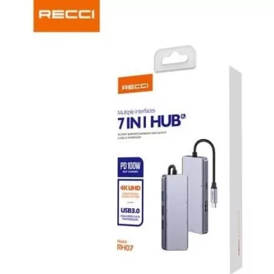 RECCI RH07 USB C Hub 7-In-1...