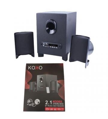 Koko Haut parleur Subwoofer 2.1 - Noir 
