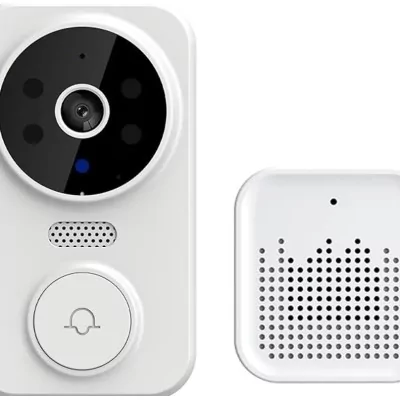 Mini caméra doorbell blanc