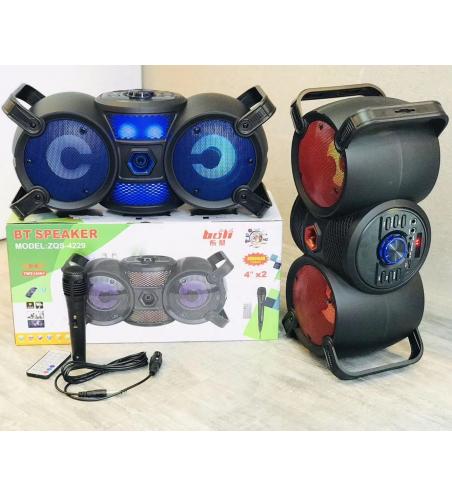 Globe Store GS - Speaker - Bluetooth - Avec micro karaoké - Noir - ZQS-4229 - N°1 du High-Tech en Tunisie !