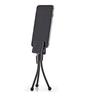 MINI TRÉPIED POUR SMARTPHONE 15,8CM - NOIR 