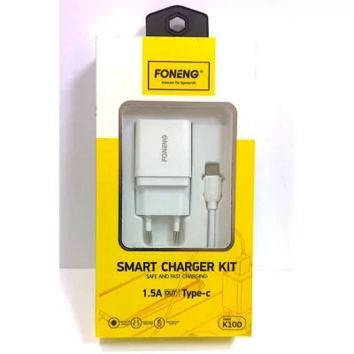 Globe Store - CHARGEUR FONENG 1.8A K100 TYPE C - N°1 du High-Tech en Tunisie !