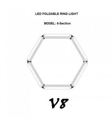 Ring light V8 - Noir 