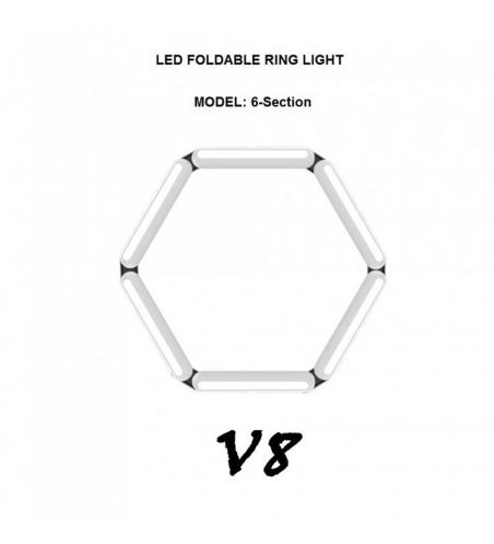 Ring light V8 - Noir 