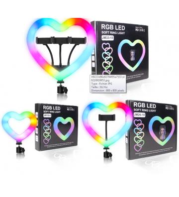 Globe Store GS - Ring light RGB JM33 13- Noir - N°1 du High-Tech en Tunisie !