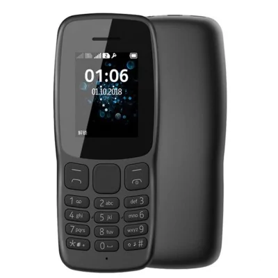 Globe Store - NOKIA 106 DOUBLE SIM 2G ECRAN TFT 1.8'' NOIR - N°1 du High-Tech en Tunisie !