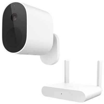 Globe Store - CAMÉRA DE SURVEILLANCE EXTÉRIEURE XIAOMI SANS FIL 1080P BLANC - N°1 du High-Tech en Tunisie !