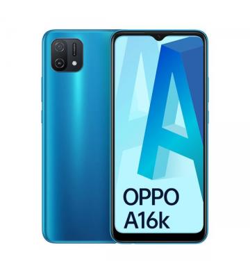 Globe Store GS - SMARTPHONE OPPO A16K / 4 GO / 64 GO / BLUE - N°1 du High-Tech en Tunisie !