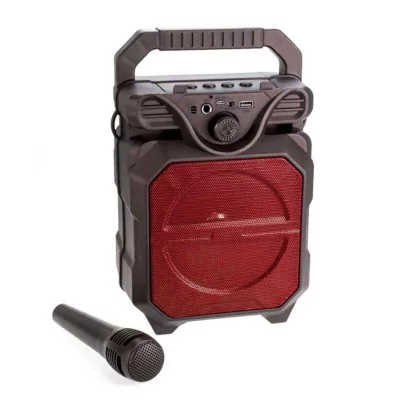 Globe Store - HAUT PARLEUR MOBILE ZQS 6119 BLUETOOTH AVEC MICRO FILAIRE - ROUGE - N°1 du High-Tech en Tunisie !