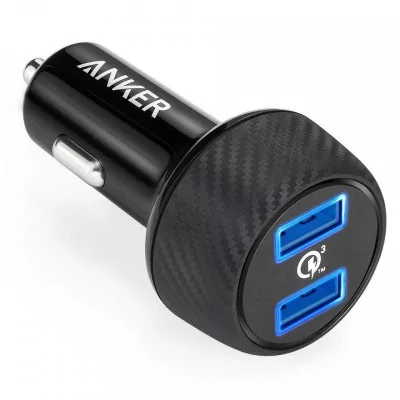 Globe Store - Chargeur de Voiture Anker PowerDrive Speed 2 A2228H - N°1 du High-Tech en Tunisie !