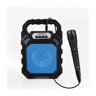 Globe Store - Enceinte Bluetooth TRAXDATA KARAOKID + Microphone - N°1 du High-Tech en Tunisie !