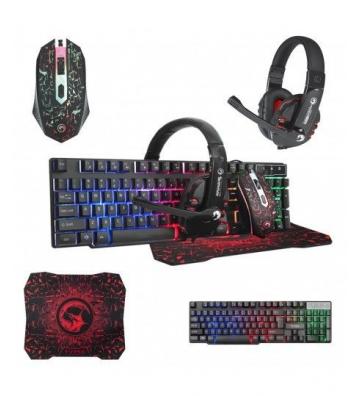 Combo Souris + Tapis + Casque + Clavier Gaming MACRO G-301 