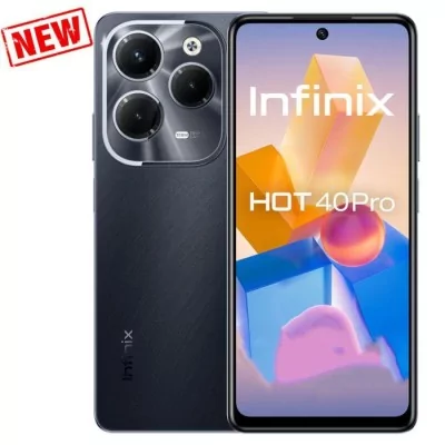 Globe Store - Infinix Hot 40 Pro 12go 256Go Noir - N°1 du High-Tech en Tunisie !