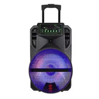 Globe Store - Haut Parleur Portable BOOM SOUND J-1206 Bluetooth Avec Micro Sans Fil - Noir - N°1 du High-Tech en Tunisie !