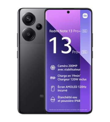 Smartphone XIAOMI Redmi Note 13 Pro+ 5G 12Go 512Go - Noir 