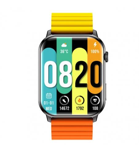 Montre Connectée KIESLECT Calling Watch KS - Orangé & Jaune 