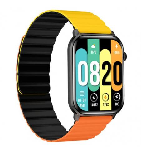 Montre Connectée KIESLECT Calling Watch KS - Orangé & Jaune 