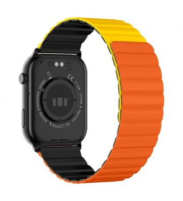 Montre Connectée KIESLECT Calling Watch KS - Orangé & Jaune 