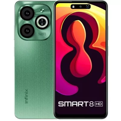 Globe Store - Smartphone Infinix Smart 8 HD 2Go 64Go Vert - N°1 du High-Tech en Tunisie !